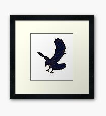 Hand drawn Eagle Framed Print