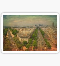 Champs Elysees, Paris Sticker