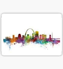 St Louis Missouri Skyline Sticker