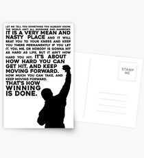 Rocky Motivation Postcards