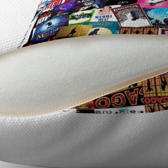 Alternate view of Musicals Collage II Throw Pillow