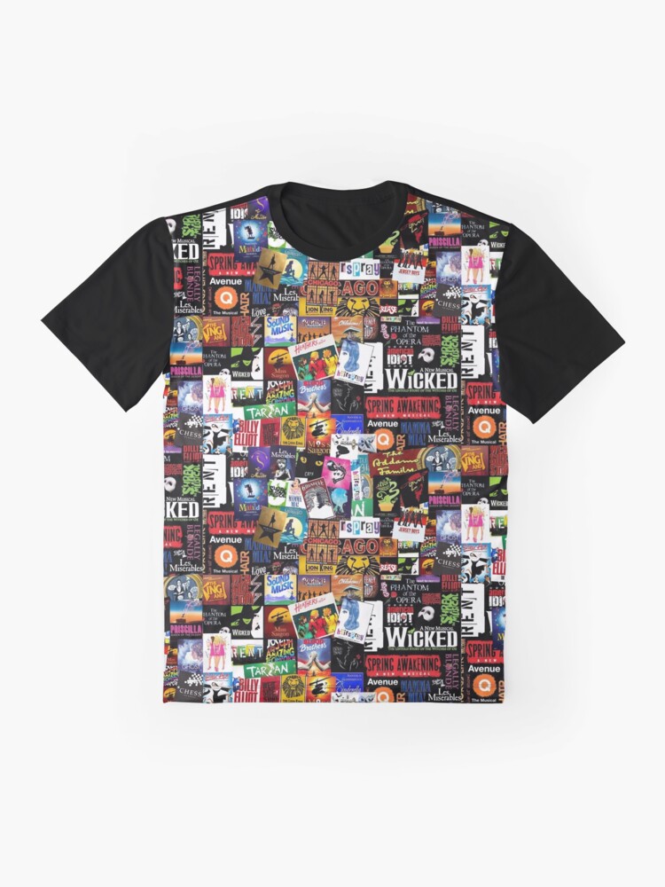 Alternate view of Musicals Collage II Graphic T-Shirt