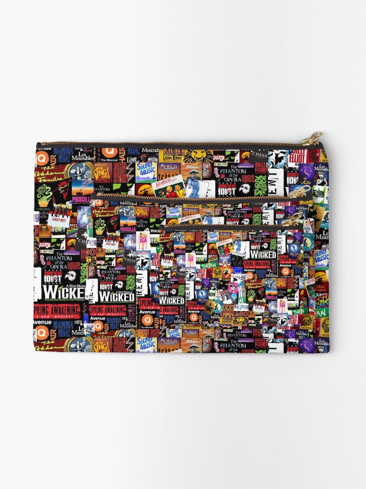 Alternate view of Musicals Collage II Zipper Pouch
