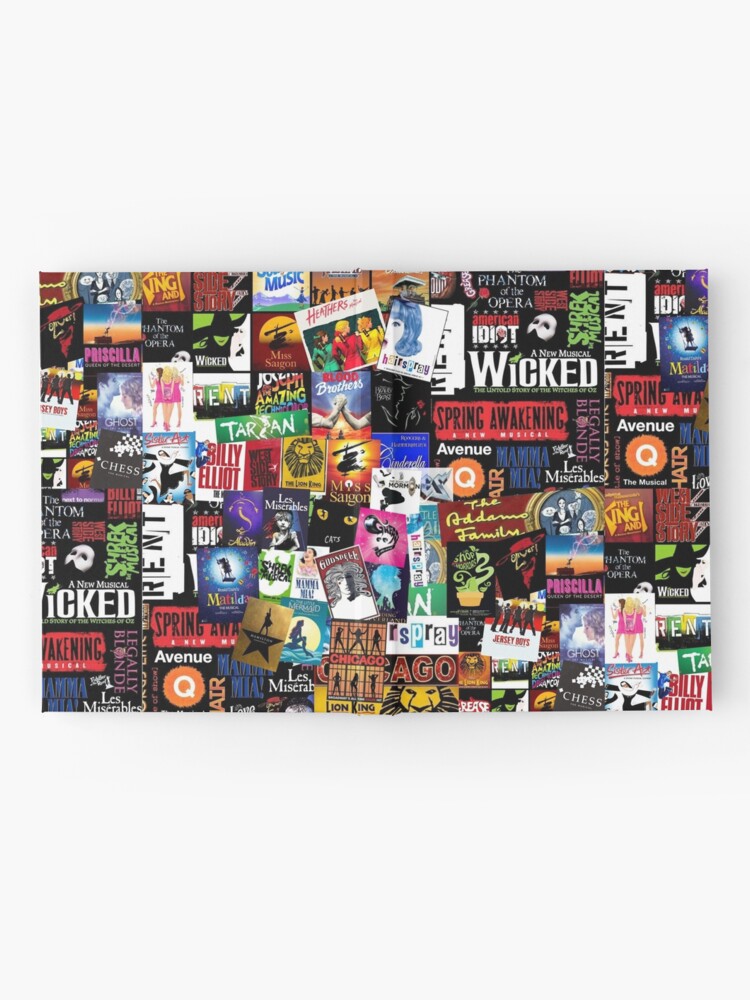 Alternate view of Musicals Collage II Hardcover Journal