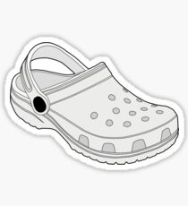Crocs Clog shoe white Sticker