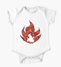 PokeDoodle - Fire One Piece - Short Sleeve