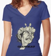 Gearhead Women's Fitted V-Neck T-Shirt