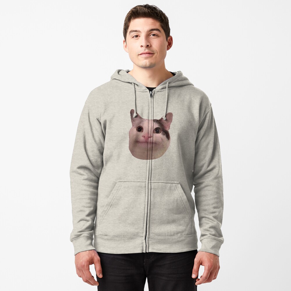 Polite Kitty Zipped Hoodie