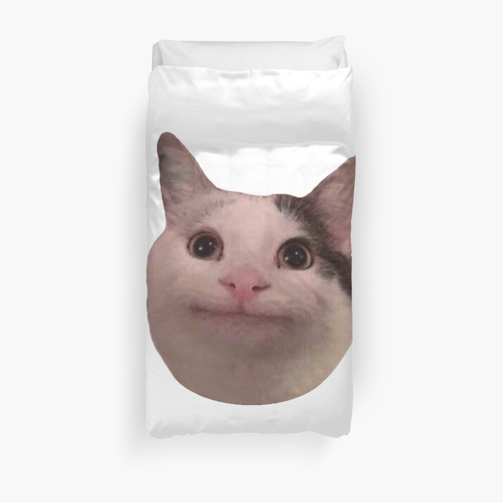 Polite Kitty Duvet Cover