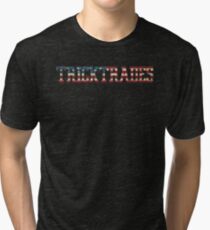 TrickTrades - USA Tri-blend T-Shirt