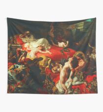 Ferdinand Victor Eugene Delacroix - The Death of Sardanapalus ⛔ HQ quality Wall Tapestry