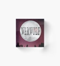 Werwolf Acrylic Block