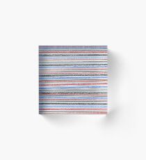 Red black blue Acrylic Block