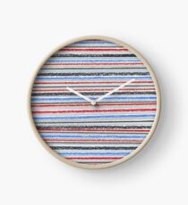 Red black blue Clock