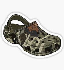 Crocs Camo Clog Schuh Sticker