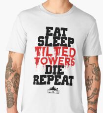 Eat Sleep Tilted Towers v2 Men's Premium T-Shirt