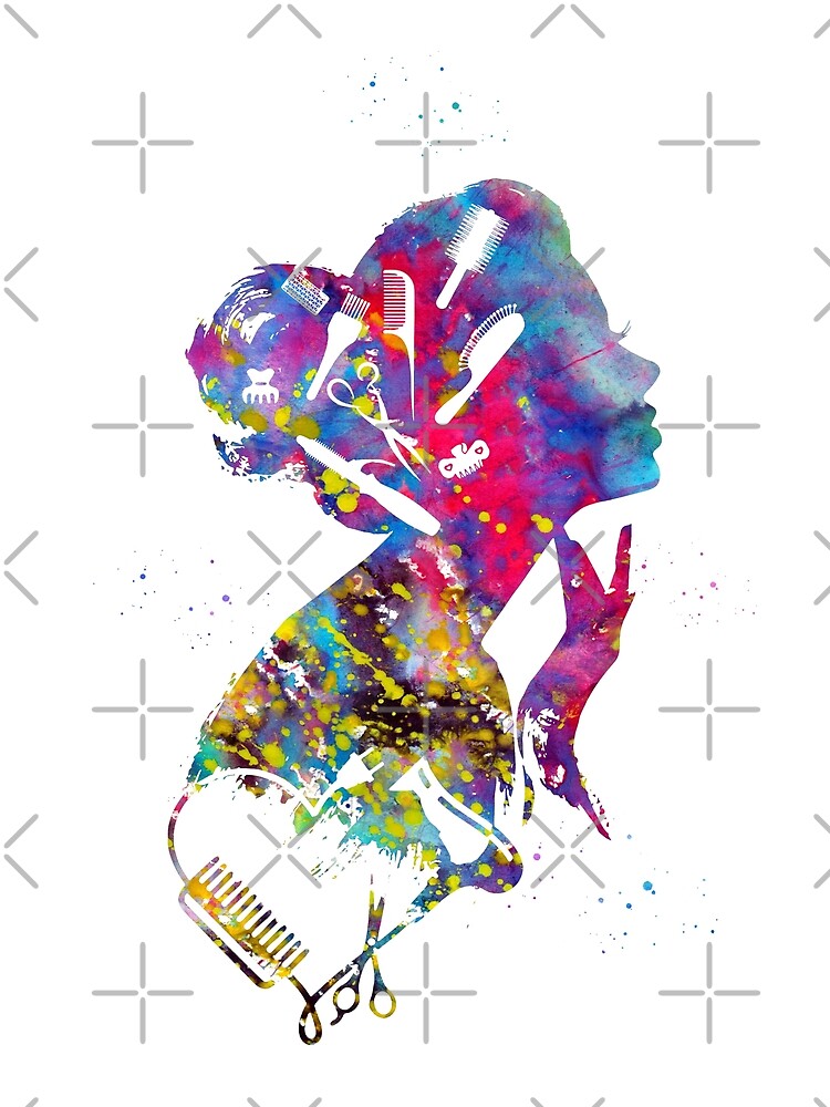 "Hair Salon Art" by erzebetth Redbubble
