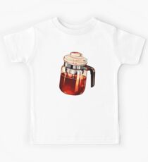 Coffee Percolator Pattern Kids Tee