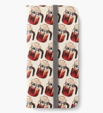 Coffee Percolator Pattern iPhone Wallet/Case/Skin