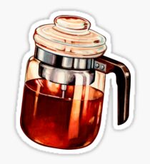 Coffee Percolator Pattern Sticker