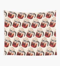 Coffee Percolator Pattern Wall Tapestry