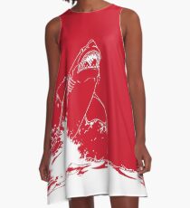 Landshark Jumping | Rebel Red A-Line Dress
