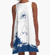 Landshark Dress | Rebel Blue A-Line Dress