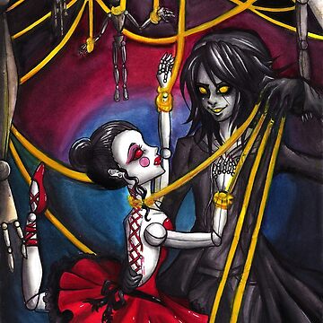 Sally Play With Me Creepypasta Poster Art Print By Artist Chris Oz Fulton