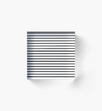 stripy Acrylic Block