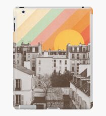 Rainbow Sky Above Paris iPad Case/Skin