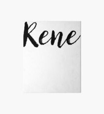 Rene - Girl Names For Wives Daughters Stickers Tees Art Board
