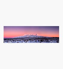 Mount Ruapehu panoramic 1 Photographic Print