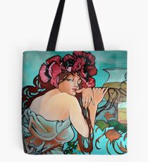 Mucha Summer with Iced Tea Tote Bag