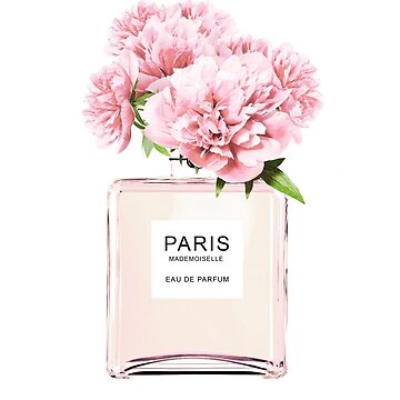Artwork thumbnail, Perfume bottle, Flowers print, Scandinavian, Peony, Fashion print, Scandinavian art, Modern art, Wall art, Print, Minimalistic, Modern by juliaemelian