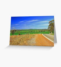 Country Road Greeting Card