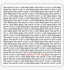 The Earth Is Not A Cold Dead Place Sticker