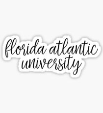 Florida Atlantic University - Style 1 Sticker