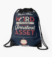 Whatever Makes You Weird Drawstring Bag