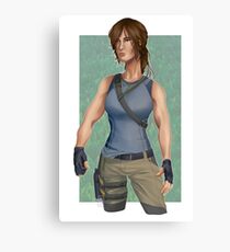 Lara Croft Canvas Print