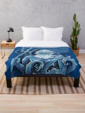 Poseidon Throw Blanket