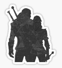 Geralt and Ciri Sticker
