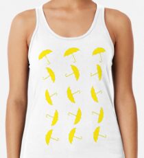Gelber Regenschirm - HIMYM Racerback Tank Top