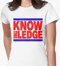 KNOW THE LEDGE Women's Fitted T-Shirt