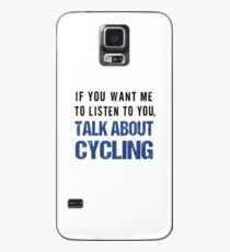 Rude Talk About Cycling T Shirt Case/Skin for Samsung Galaxy
