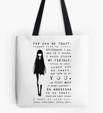 The L Word Jenny Schecter Quote Tote Bag