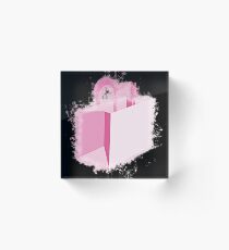 Bag cute glowing Art Acrylic Block
