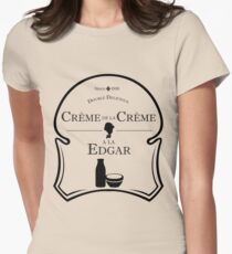 Crème de la Crème a la Edgar V.2 Women's Fitted T-Shirt