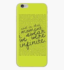 We Were Infinite - Quotes - Green iPhone Case