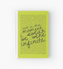 We Were Infinite - Quotes - Green Hardcover Journal