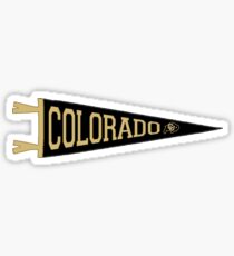 university of colorado boulder pennant Sticker